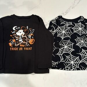 Two Halloween Boy long Sleeve Shirts